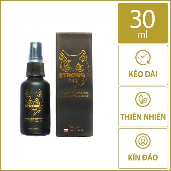 Chai xịt chống xuất tinh sớm STRONG MEN